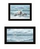 Trendy Decor 4U "Steadfast in the Waves" Framed Wall Art for Living Room, Wall Art Print for Home Decor, Bedroom Wall Art by Georgia Janisse