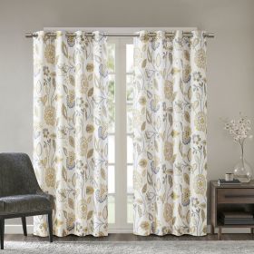 Jacquard Printed Room Darkening Curtain Panel(Only 1 Pc Panel