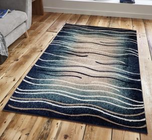 Jersey Area Rugs, Carpets For Livingroom, 5x7 Area Rugs ,3001 Blue