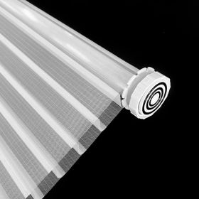 WELLSOURCE No Drill 2"Shangri-la Shades Tension Inside Mount Expansion Window Blind,Custom Size (Color: White, size: Custom Size)